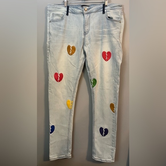 Pheelings Men's "Let it Go" Denim Light Blue Wash Size 40 - Picture 3 of 15